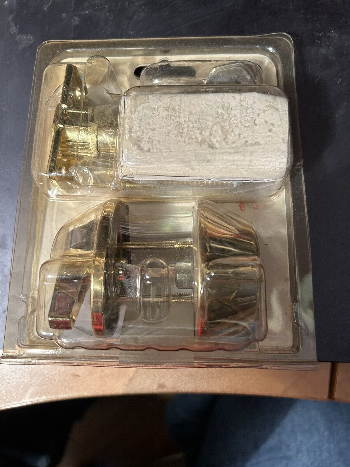 Brinks Deadbolt (Mobil Home) Fits doors 1 "- 1 3/4" Thick Doors, Brand New