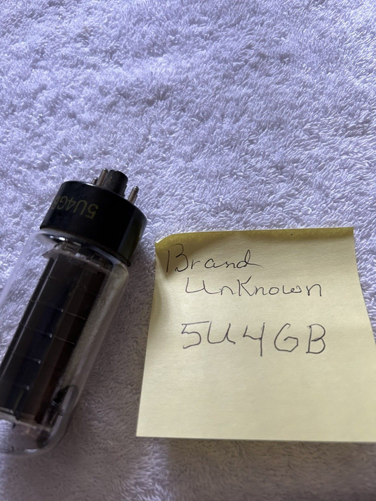 UNTESTED BRAND UNKNOWN 5U4GB0 RADIO TUBE