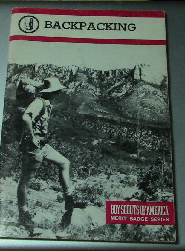 Merit Badge Series Backpacking Pamphlet 1983 Edition