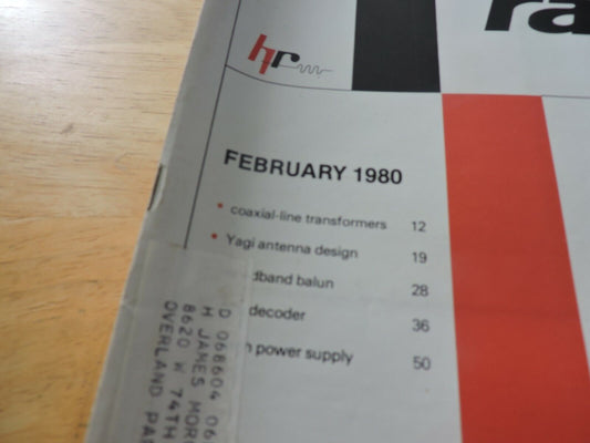 HAM RADIO MAGAZINE FEBRUARY 1980