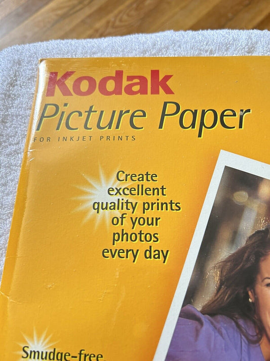 KODAK PICTURE PAPAER FOR INKJET PRINTS--8.5X11 INCHES NEW