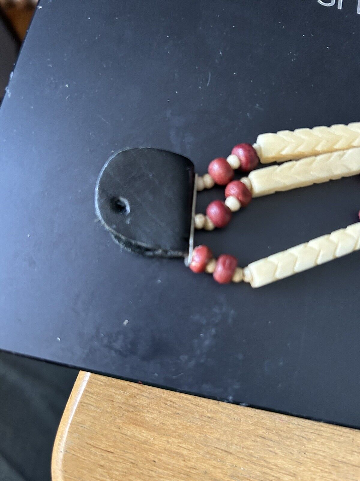 Pueblo Artist/Dancer: Beaded Chocker with leather bands