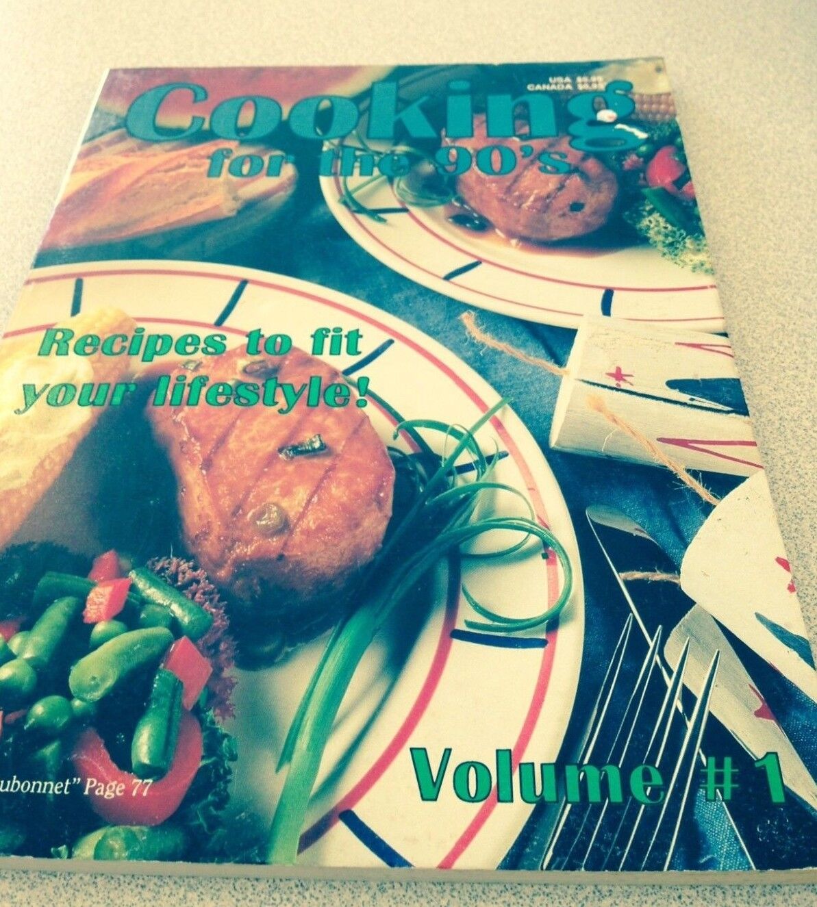 1996 "Cooking for the 90's" Cookbook