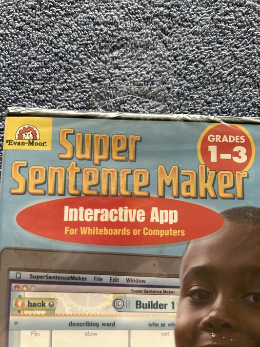 EVAN-MOOR SUPR SENTENCE MAKER INTERACTIVE APP GRADES 1-3