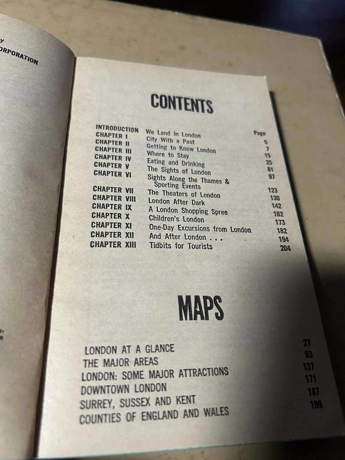 TWA GETAWAY GUIDE: LONDON 1975-76