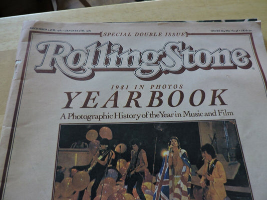 ROLLING STONE MAGAZINE: 1981 YEARBOOK: PIECES OF AMERICA, HISTORY OF MUSIC AND F