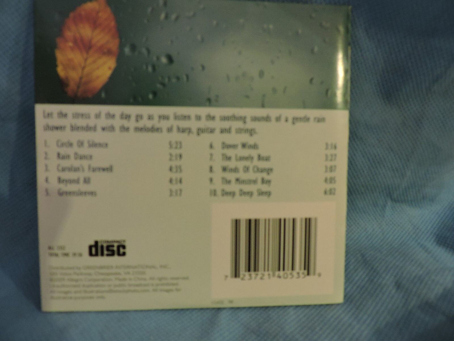 BODY & SOUL STRESS RELIEF 2009 CD