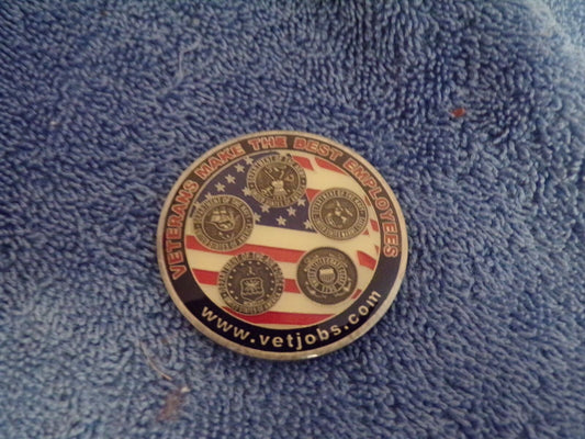 Vetjobs Challenge Coin