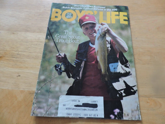 BOYS' LIFE MAGAZINE-APRIL 1988--THE GREAT SCOUT TROUT BOUT