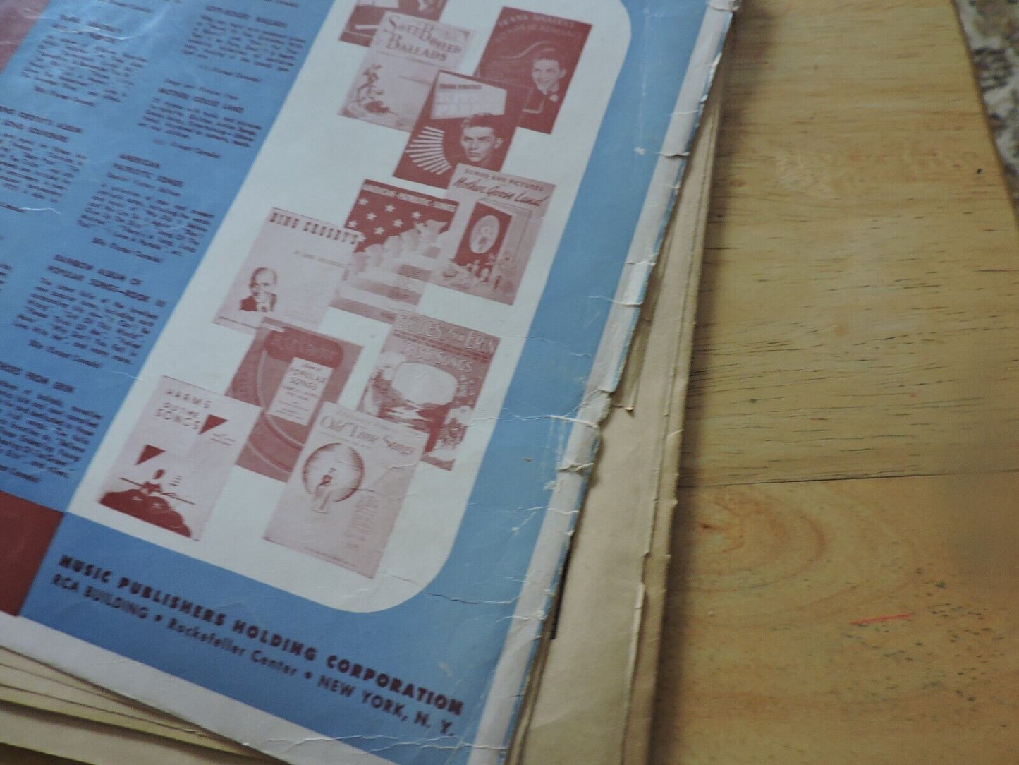 BING CROSBY S ALBUM OF SONG SOUVENIRS 1950 "s