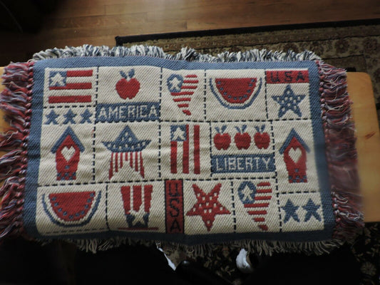 JACQUARD RUG 100% COTTON 30X20 INCHES