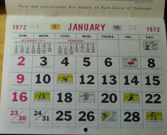 Vintage 70's Calendar/Cookbook/Budget Combo: Dot and Joes Browsers De-Lite