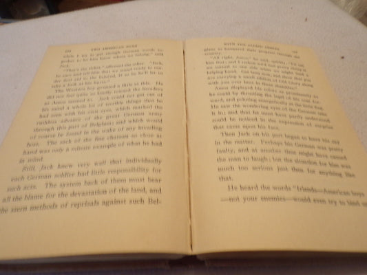 1915 Copy: Two American Boys With The Allied Armies by Major Sherman Crokett