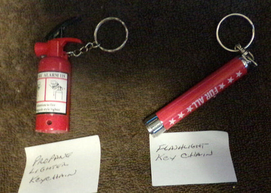 Set of 2 Keychains: Propane Lighter