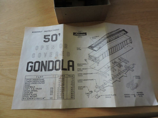 ATHEARN TRAINS IN MINIATURE ERIE LACKAWANNA GONDOLA 1445 (NIB)