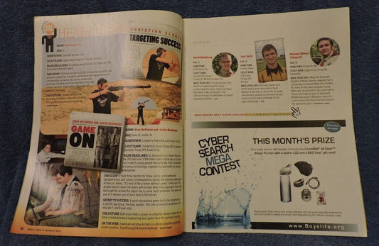 BSA-Boys' Life August 2013 Issue Featuring Tackling the tallest peaks