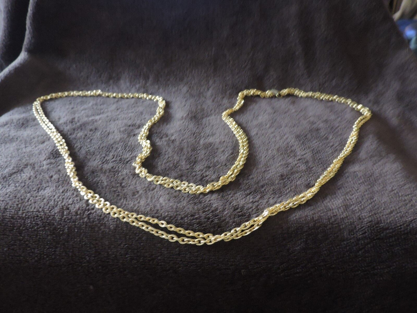 26" Gold-Colored Double Strand Necklace