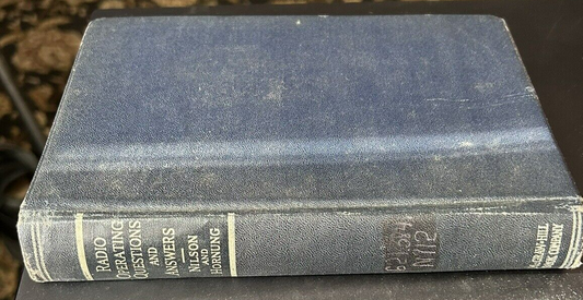 Softcover: Radio Operating Questions and Answers-Nilson and Hornung (1948)