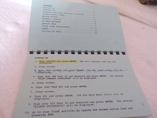 TWA Memorabilia: TWA Applicant Tracking Quick Reference - March, 1988