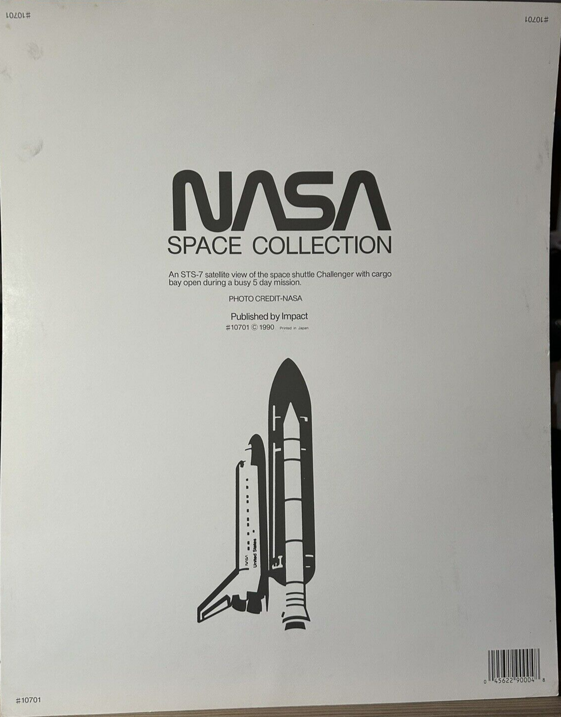 Nasa Space Collection: Space Shuttle Challenger with Cargo Bay Doors Open