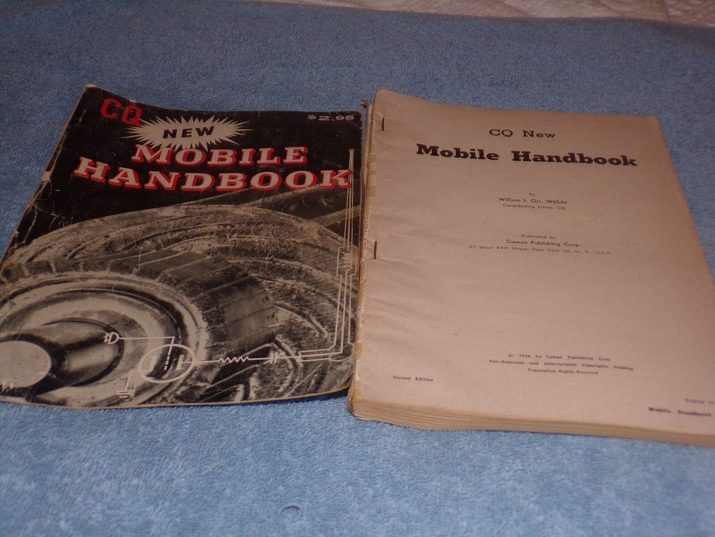 1956 CQ Mobile Handbook RCA Tubes For Amateurs