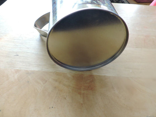 WILD WEST BREW TIN CUP (5.5 INCHES TALL, 4 INCH ROUND)