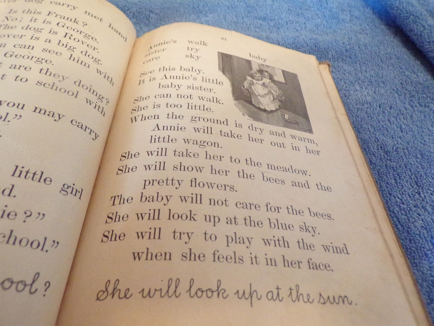 1897 Printing: Baldwin's Readers: School Reading by Grade: First Year Book