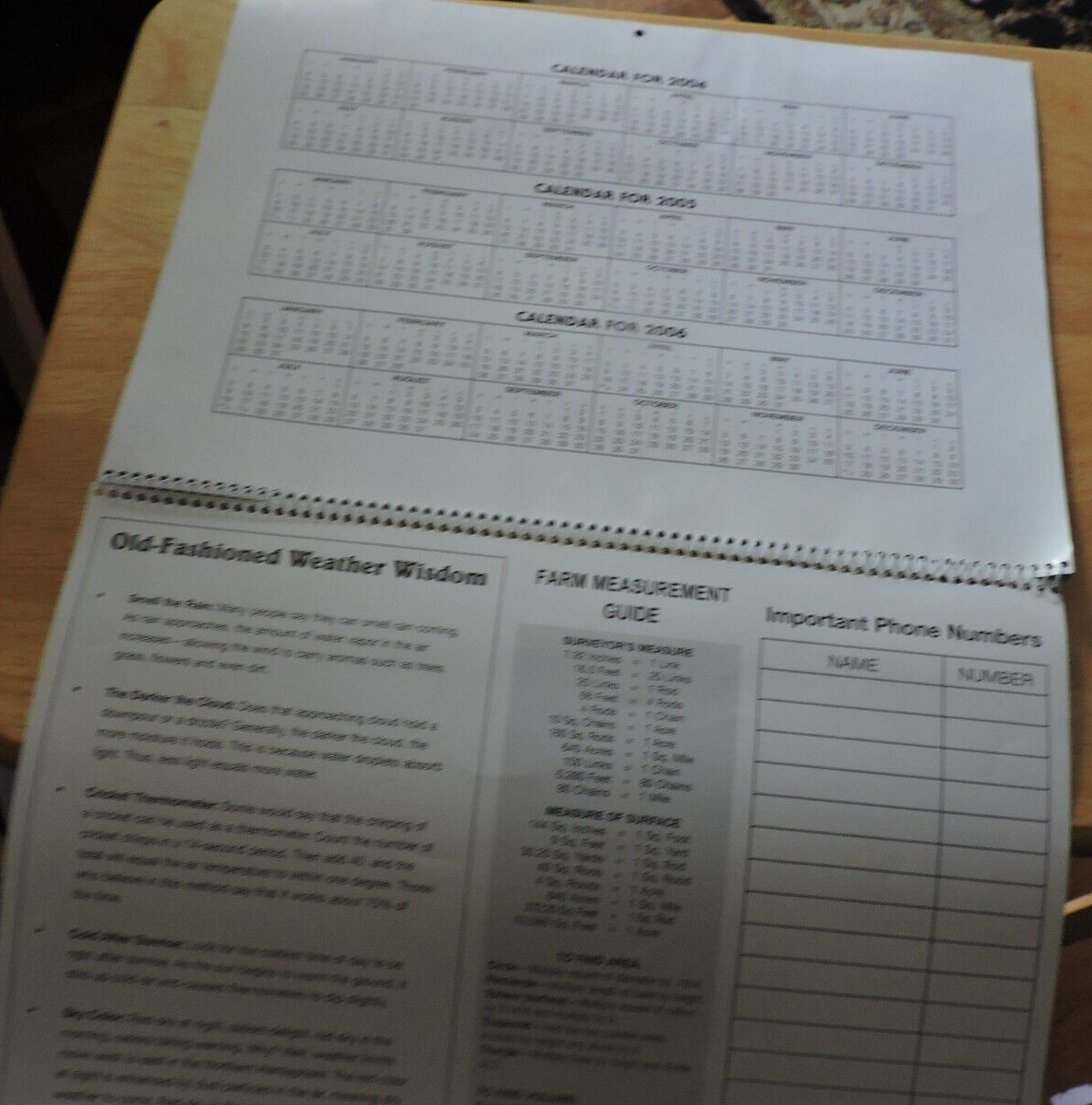 CLASSIC FARM TRACTORS 2005-SAM&LANA BROCK FLOWERS ( MISSING JaNUARY & FEBRUARY)