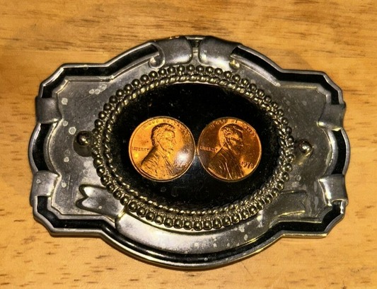 Belt Buckle: "1978 Lincoln Head Pennies"