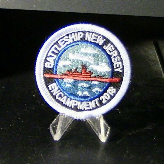 Battleship New Jersey Encampment 2018 Patch (BSA-Sea Scouts)