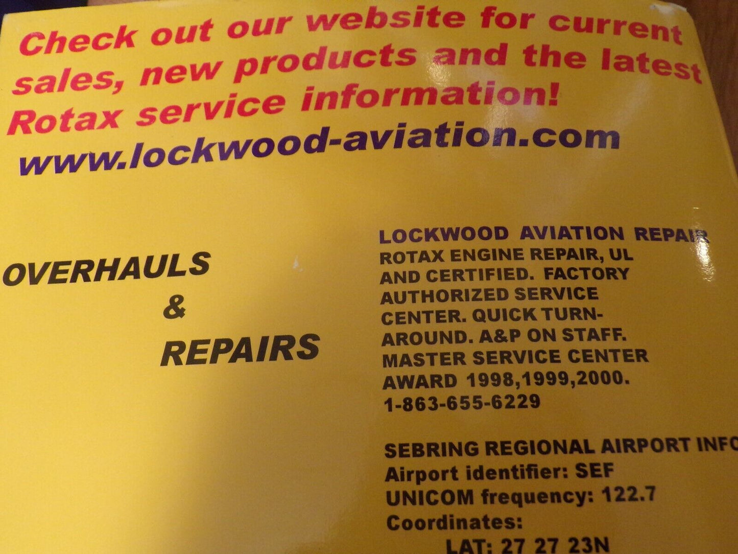 Lockwood Aviation Supply, Inc. Light Aircraft Parts Catalog (2001-2002)