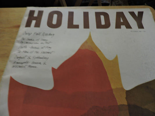 HOLIDAYMAGAZINE OCTOBER 1967 CRISP FALL READING