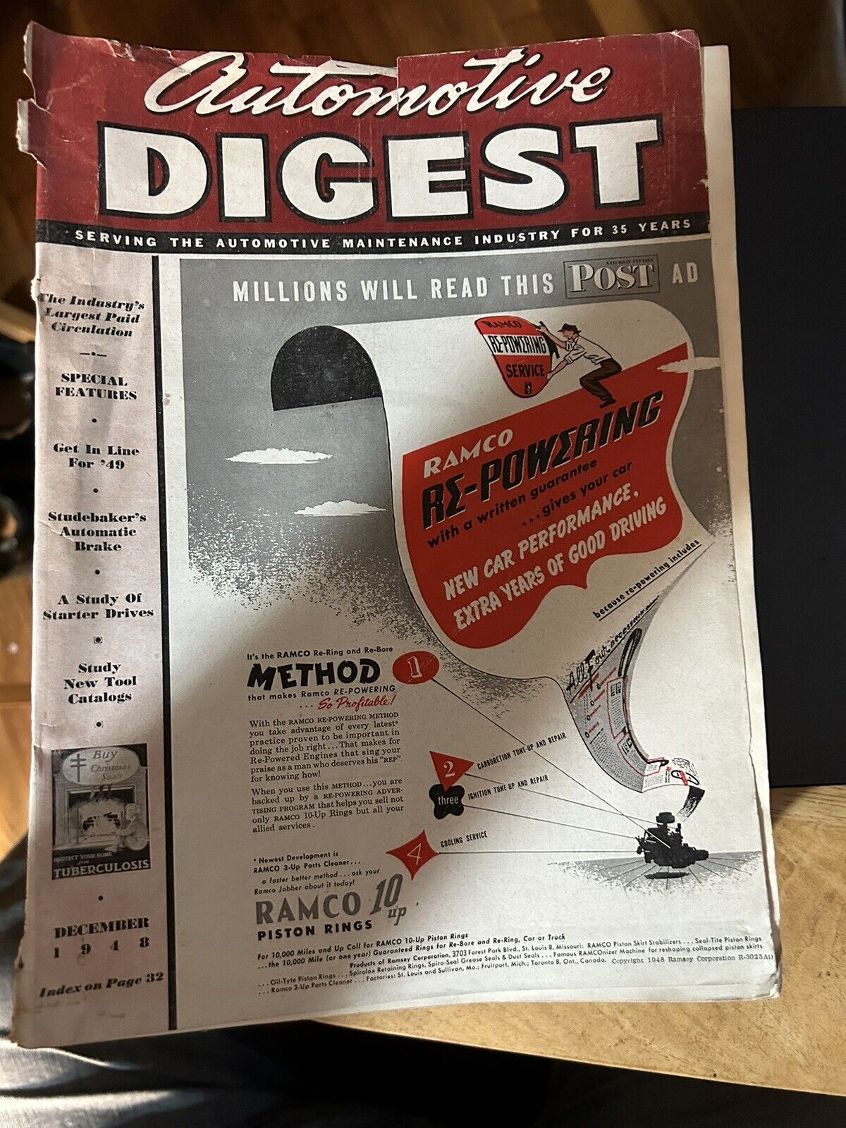 AUTOMOTIVE DIGEST MAGAZINE, DECEMBER 1948