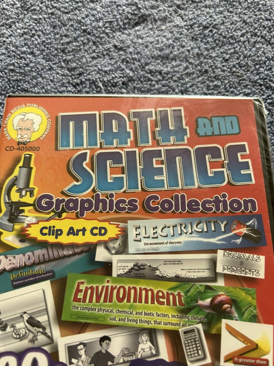 MATH & SCIENCE GRAPHICS COLLECTION--CLIP ART--MARK TWAIN MEDIA PUBLISHING CO.