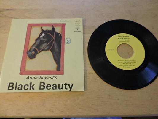 BLACK BEAUTY BOOK AND RECORD BY ANNA SEWELL 1980