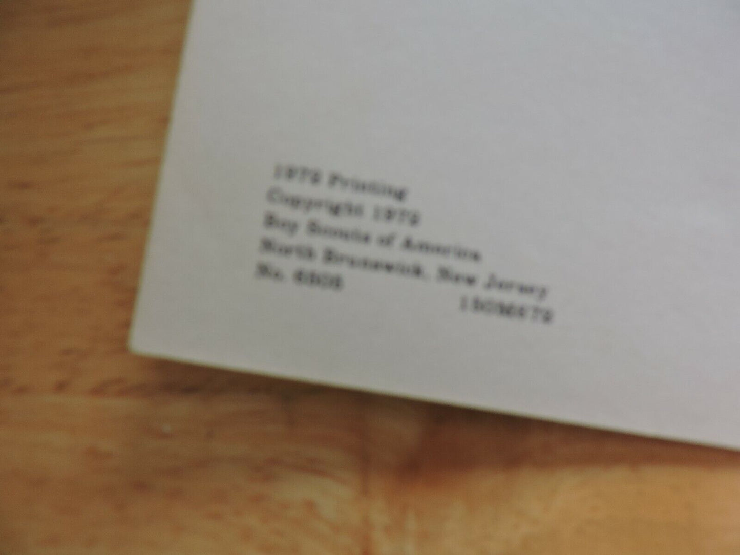 BOY SCOUTS OF AMERICA TROOP COMMITTEE GUIDEBOOK  1972 PRINTING