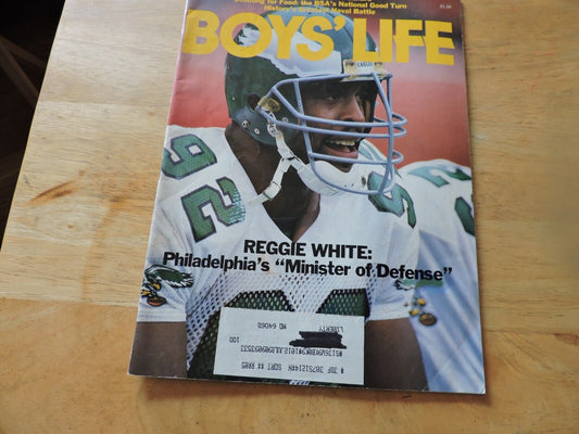 BOYS' LIFE MAGAZINE  OCTOBER 1988 REGGIE WHITE0
