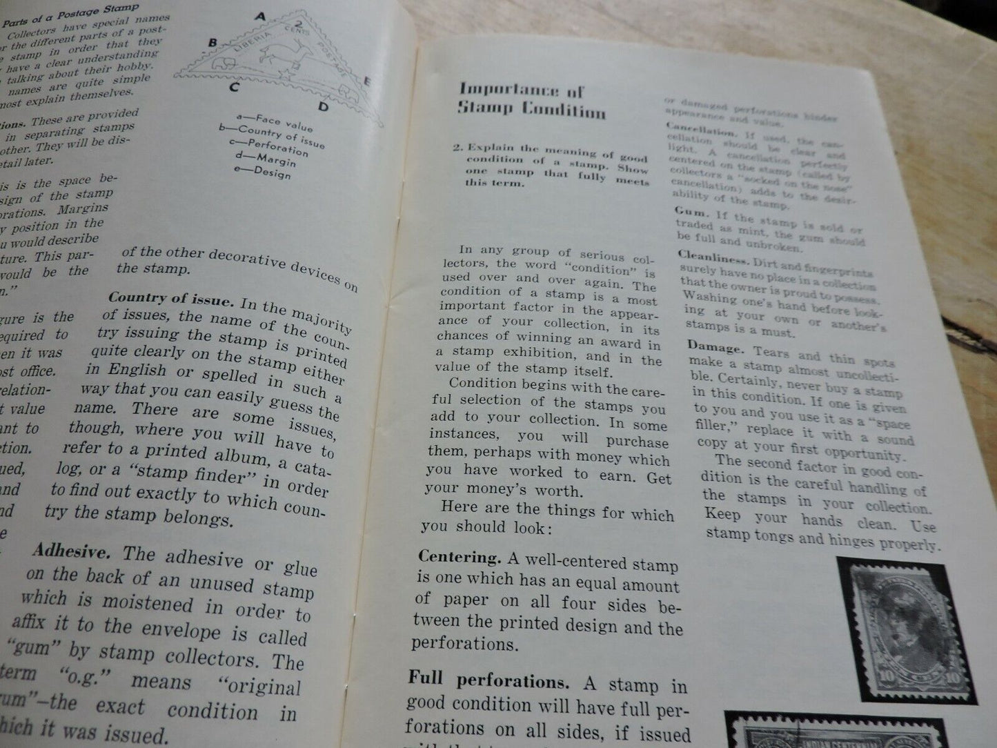 BOY SCOUT MERIT BADGE BOOK: STAMP COLLECTING  1966