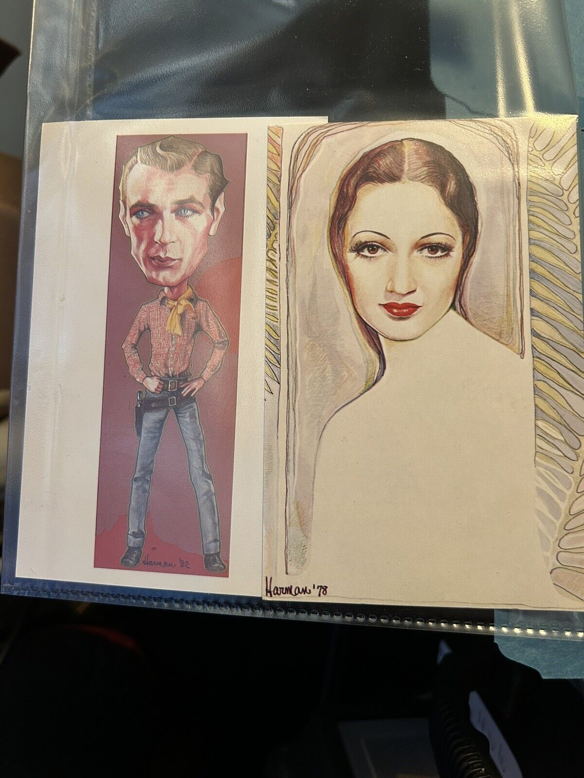 Paper Doll (Collectable): Copy of Art Work & Modified Paper Doll with Documents