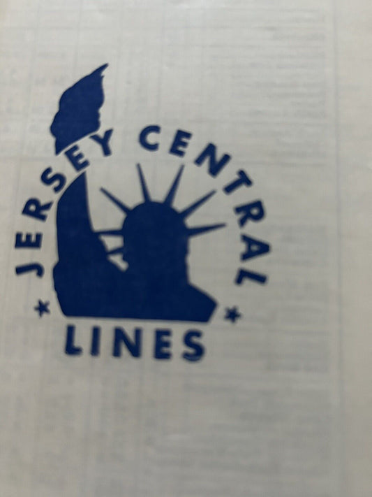 RAILROAD TIMETABLE: SEASHORE TRAINS: JERSEY CENTRAL LINES APRIL, 1964