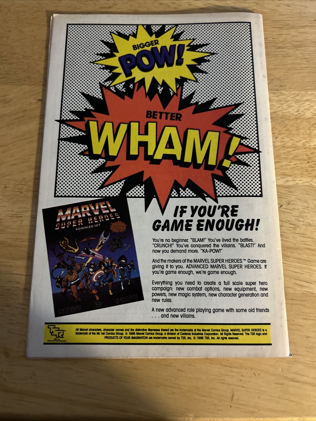 PSI Force New Universe Marvel Comic Issue 6, April, 1987