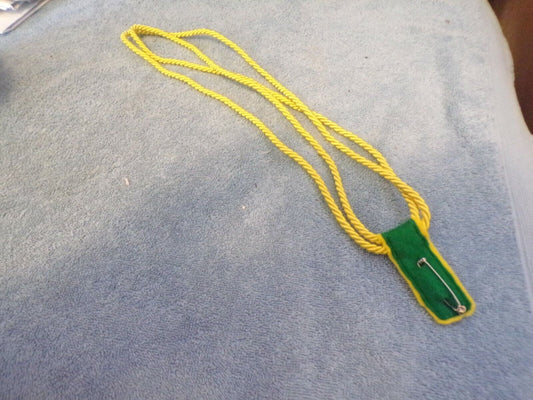 Yellow Girl Scout Shoulder Strap
