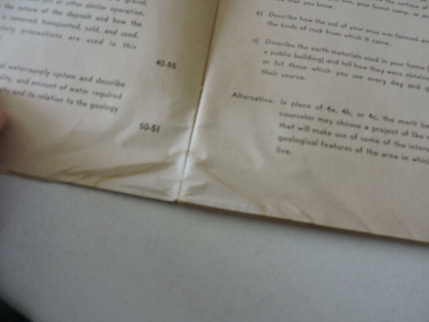 Boy Scouts of America Merit Badge Series Geology 1968