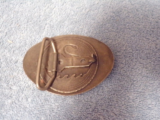 Vintage Oval Goose Belt Buckle