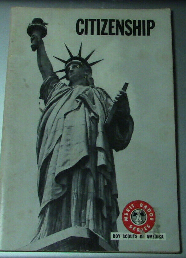 Boy Scout Merit Badge Book: CITIZENSHIP, fully illustrated, 1966