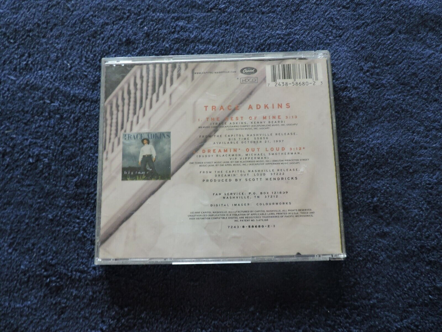 Trace Adkins The Rest Of Mine CD Single