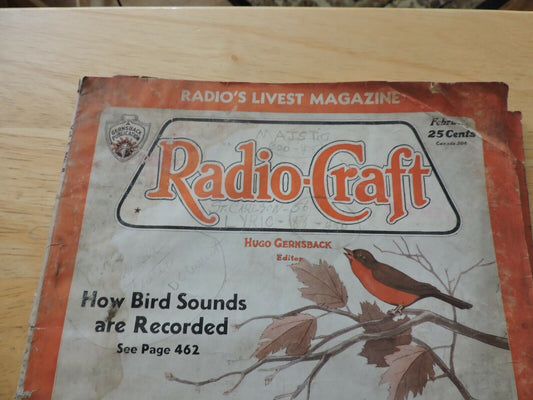 RADIO CRAFT MAGAZINE FEBRUARY 1934