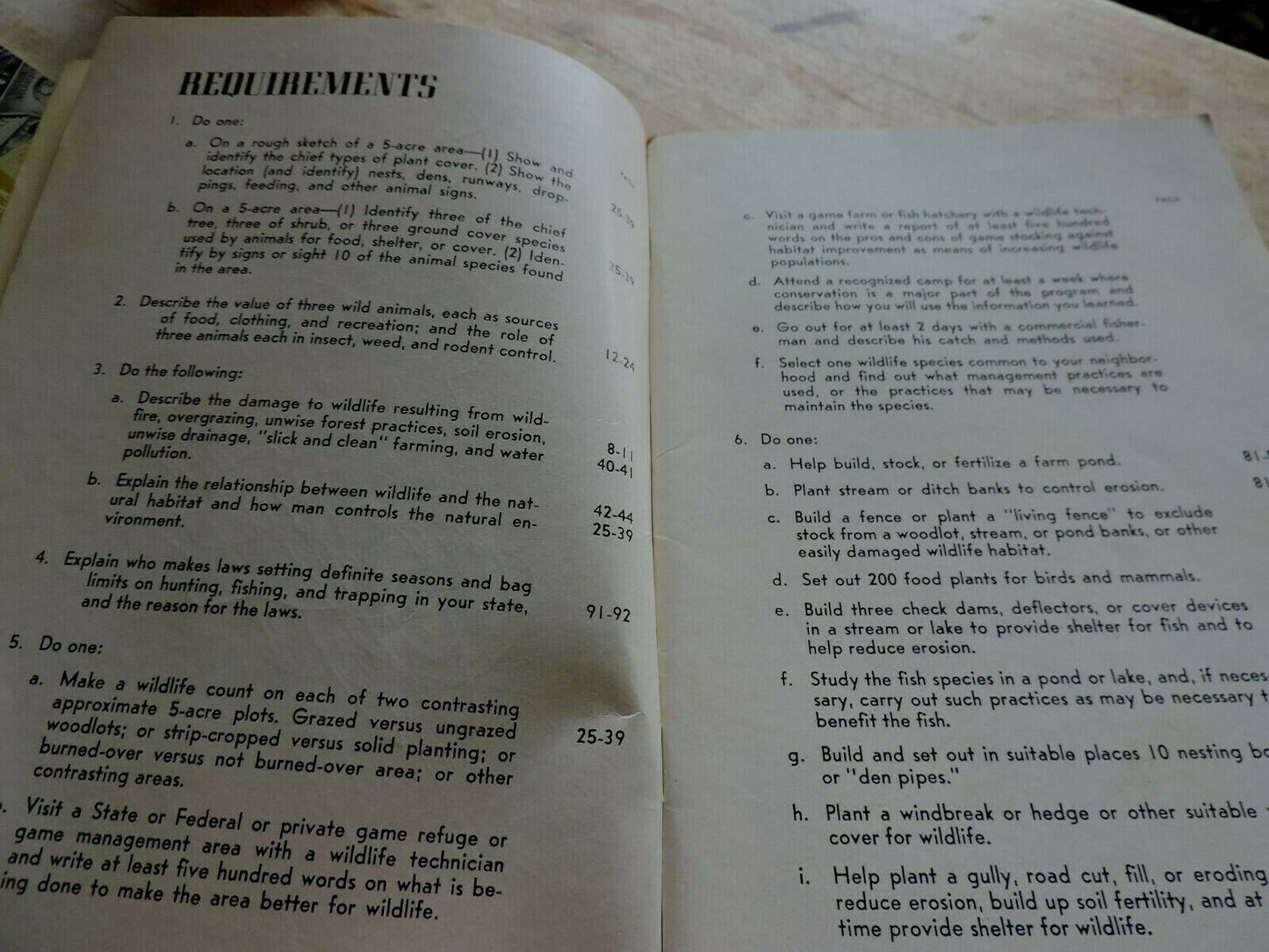 BOY SCOUT MERIT BADGE BOOK: WILDLIFE MANAGEMENT  1952