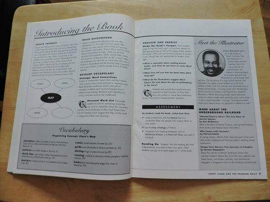 Scholastic Sweet Clara And The Freedom Quilt Grades 3-5