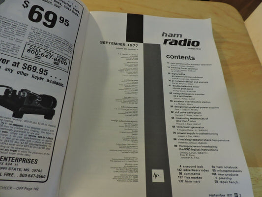 HAM RADIO MAGAZINE SEPTEMBER 1977